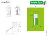 Jungle Gym Cabin Tower (1.45m platform height)