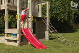 Blue Rabbit Penthouse Tower, 3 platforms, Swing Arm, 2 Slides and Swing Seats