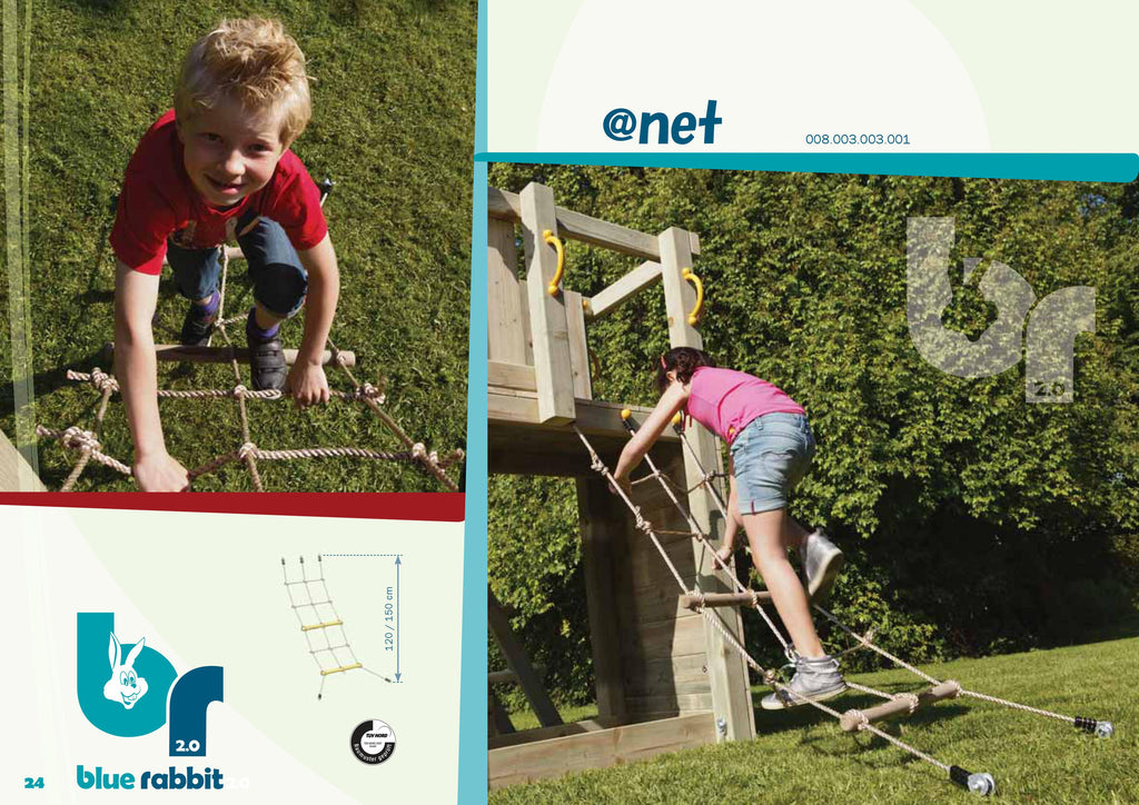 Net Module for Blue Rabbit Climbing Frames