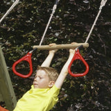 Blue Rabbit Freestanding Wooden Swing Set (2.7m Beam) with Nest Swing