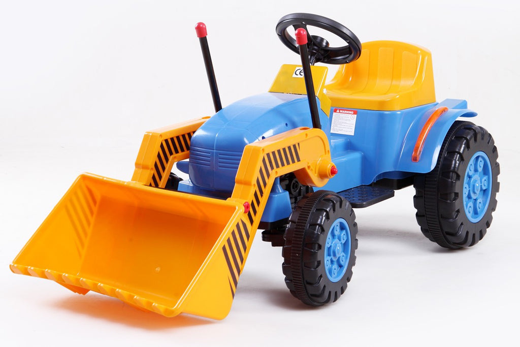 Electric 6V Ride-On Tractor with MP3 Port