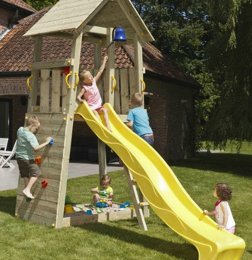 Blue Rabbit Belvedere Climbing Frame Tower with Slide (1.5 or 1.2m high platform)