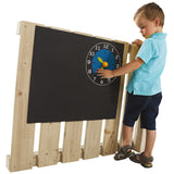 Blackboard for wooden climbing frames or playhouses