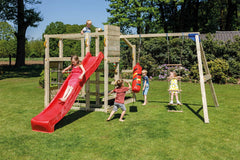 Blue Rabbit Crossfit climbing frame with swing arm