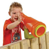 Telescope accessory for wooden climbing frames